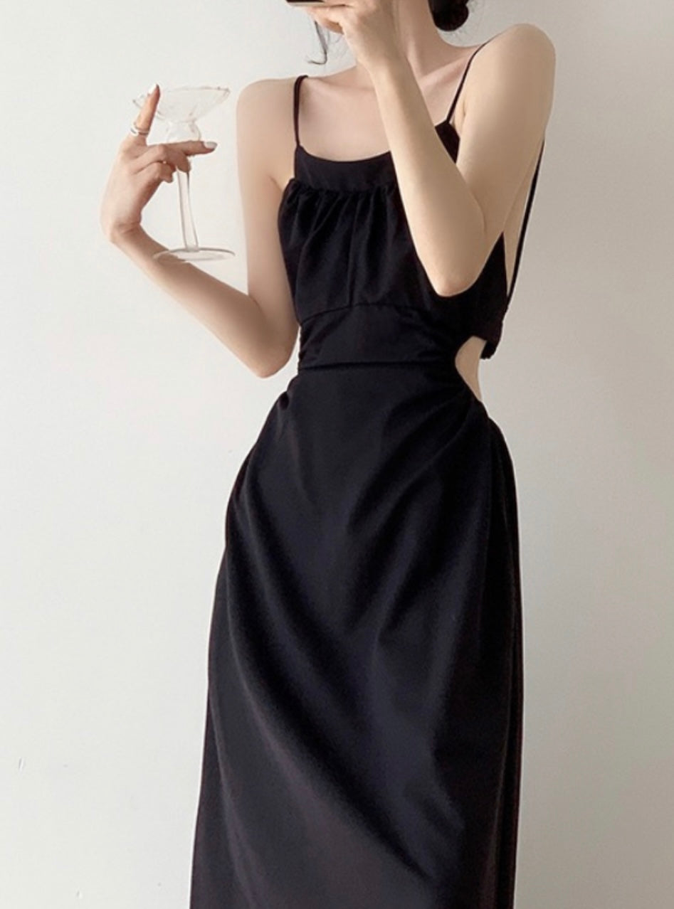 Woman Aline Back Open Dress CDR020