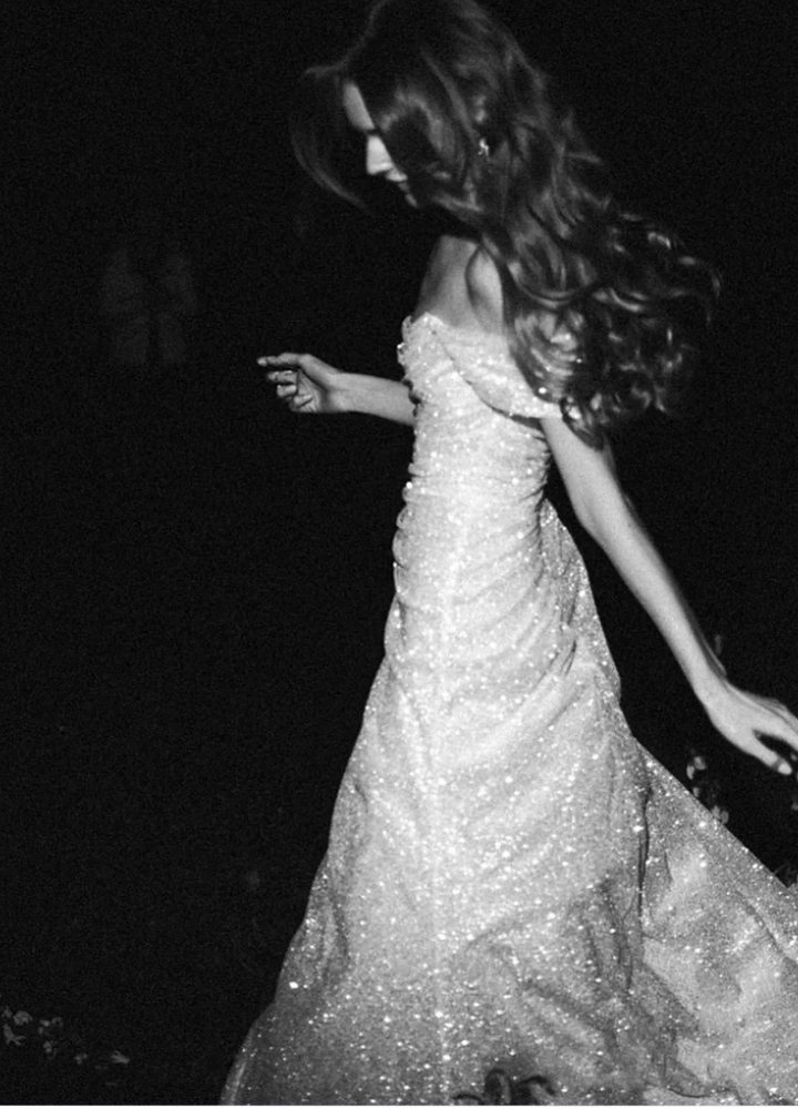 Woman Off Shoulder Sequins Formal Dress CDR042