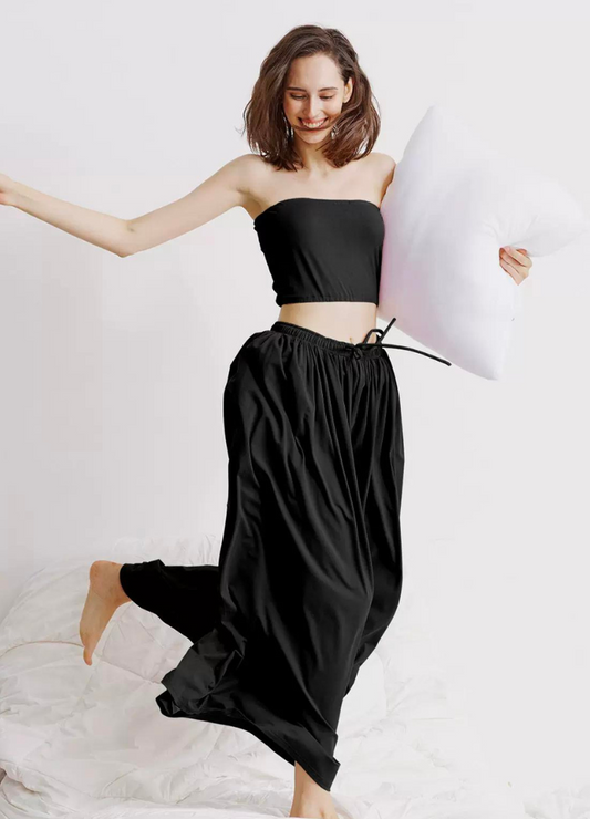 Woman Casual Wide Leg Pants Room Wear CST008