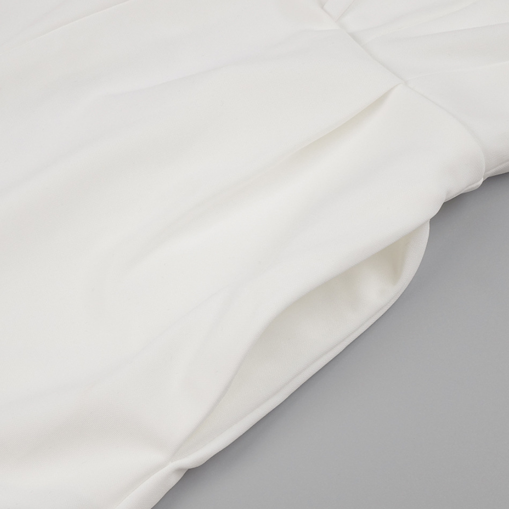 Woman Pearl Mesh Tops High Waist Pants SET-UP CDR084