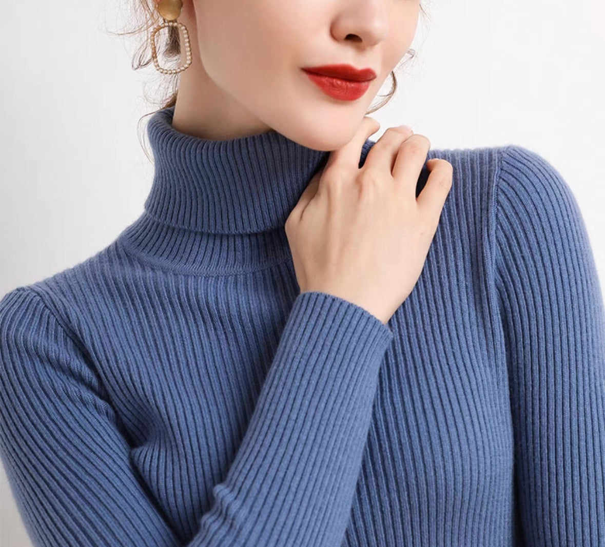 Women Elegant High Neck Tops【CWT006】