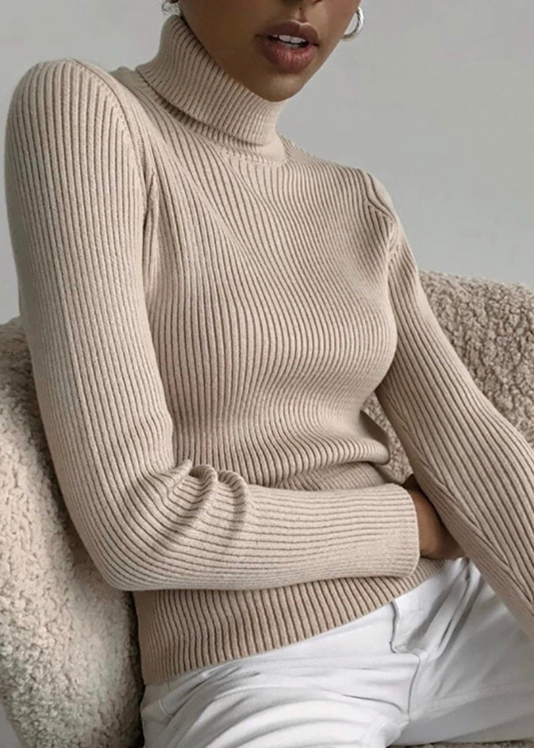 Women Elegant High Neck Tops【CWT006】