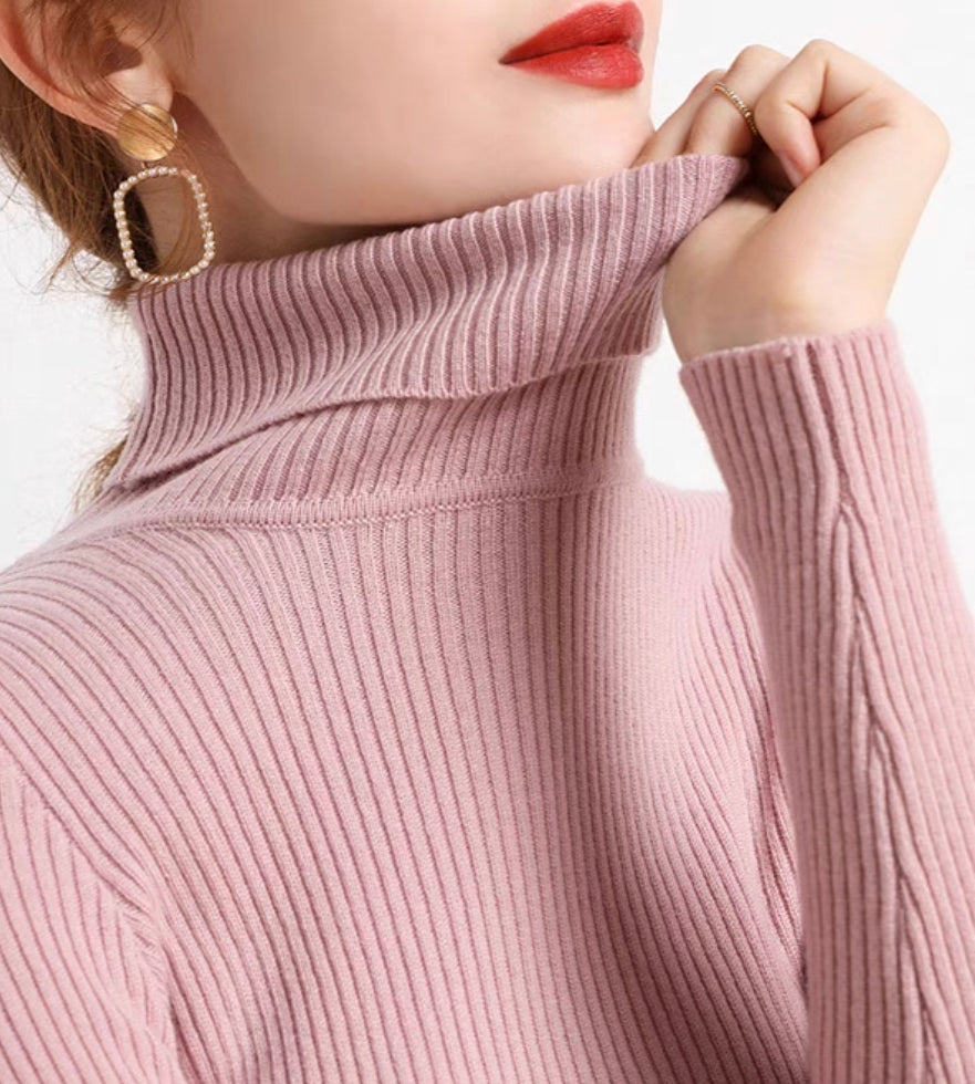 Women Elegant High Neck Tops【CWT006】